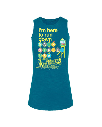 Pastel I'm here to run Main Street