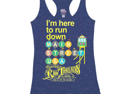 Pastel I'm here to run Main Street