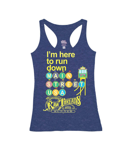 Pastel I'm here to run Main Street