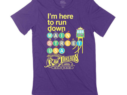 Pastel I'm here to run Main Street