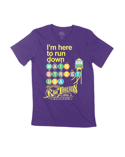 Pastel I'm here to run Main Street