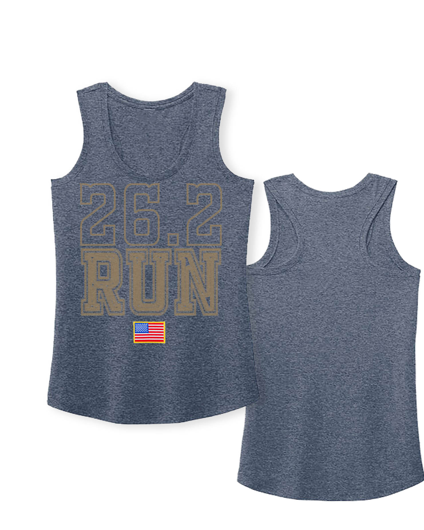 Patriotic Embroidered RUN