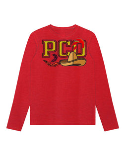 Red Heather Long Sleeve / S