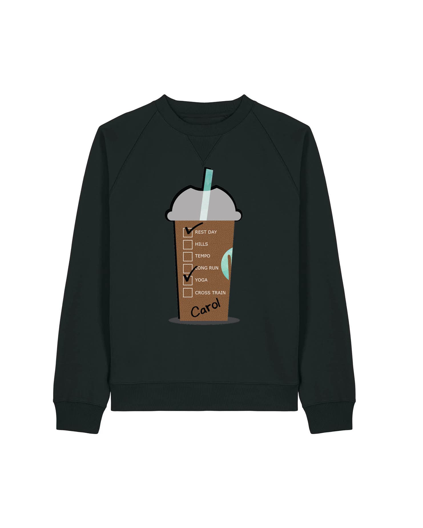 Personalized Giant Cold Coffee Cup (Distances)
