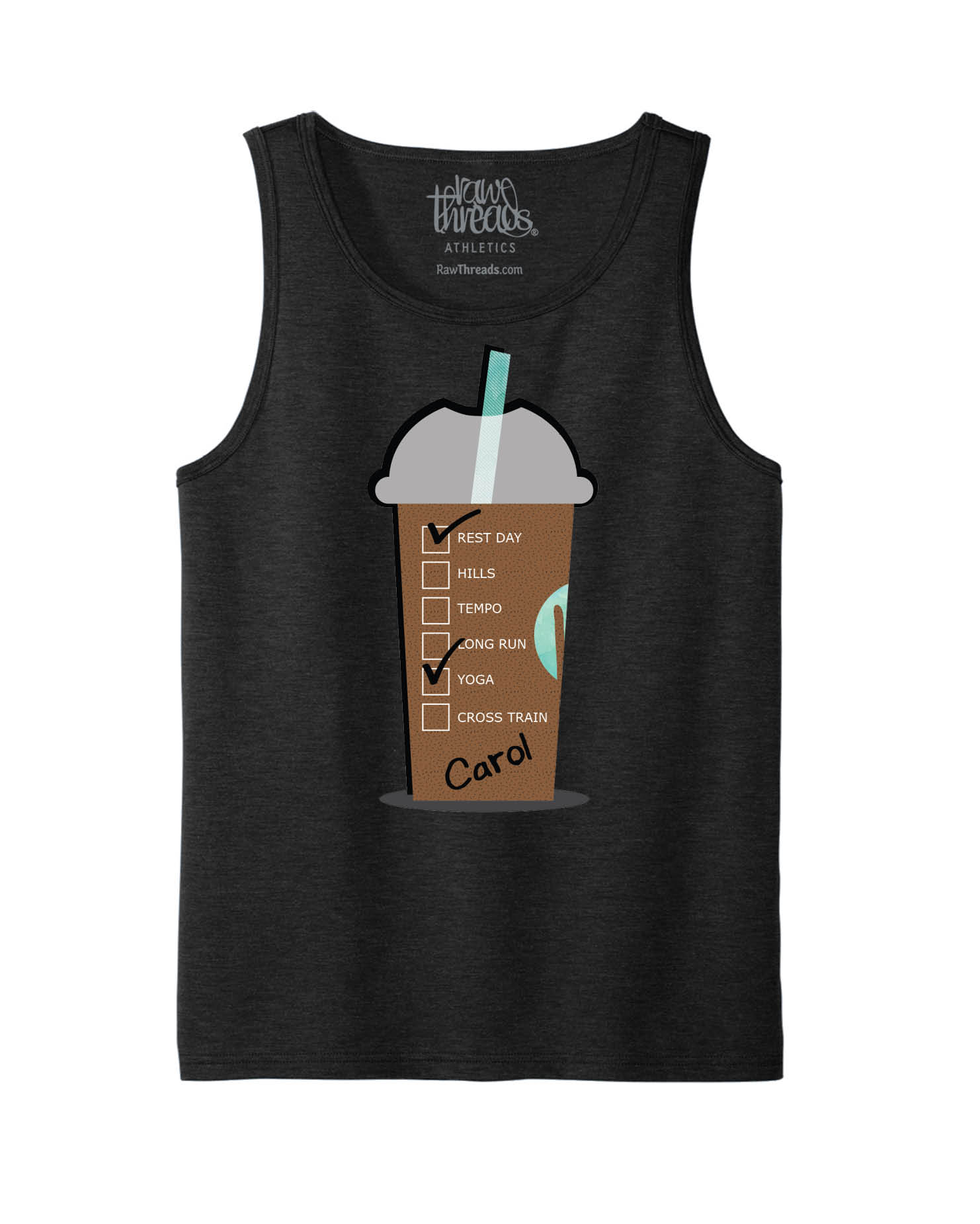 Personalized Giant Cold Coffee Cup (Distances)