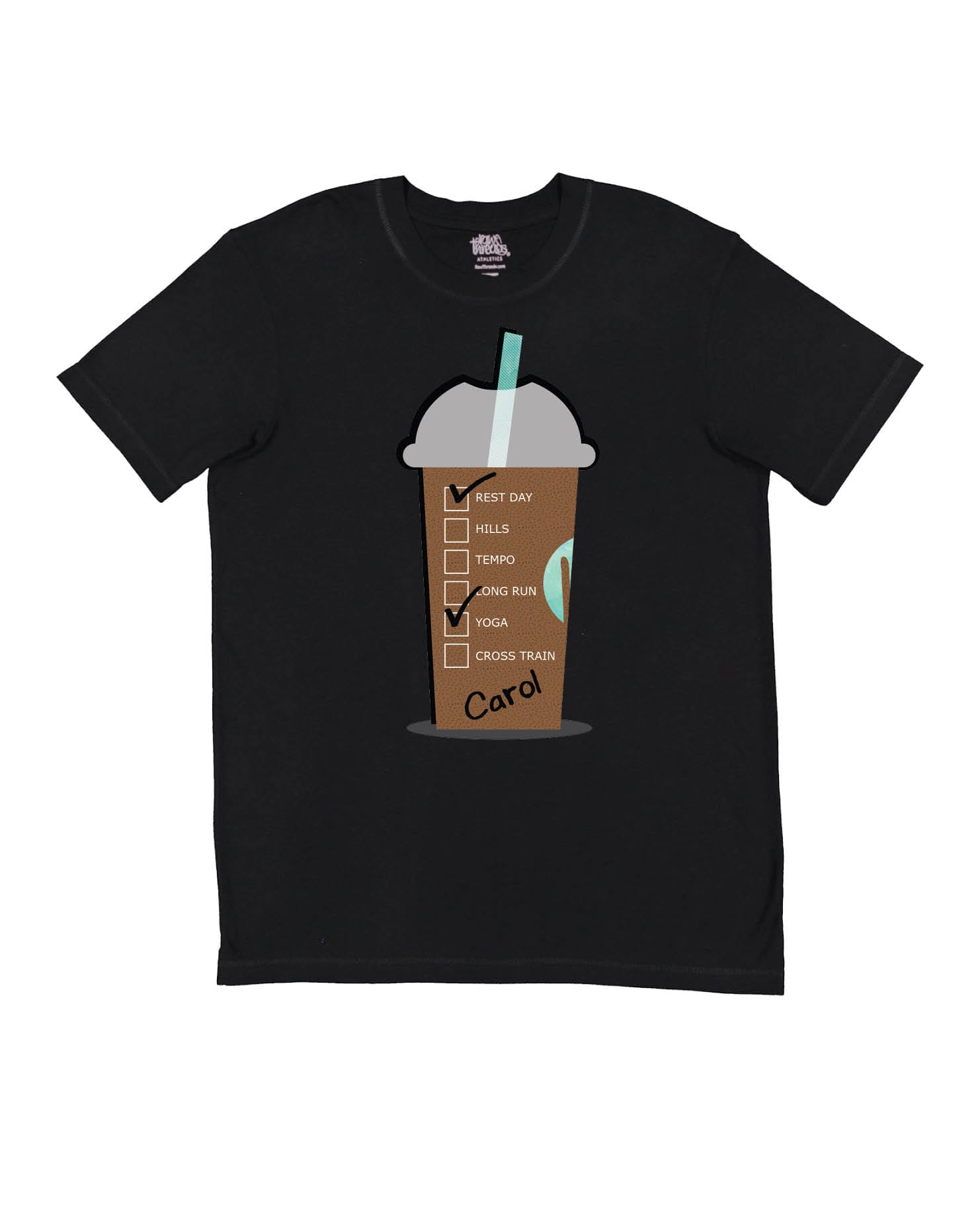 Personalized Giant Cold Coffee Cup (Distances)
