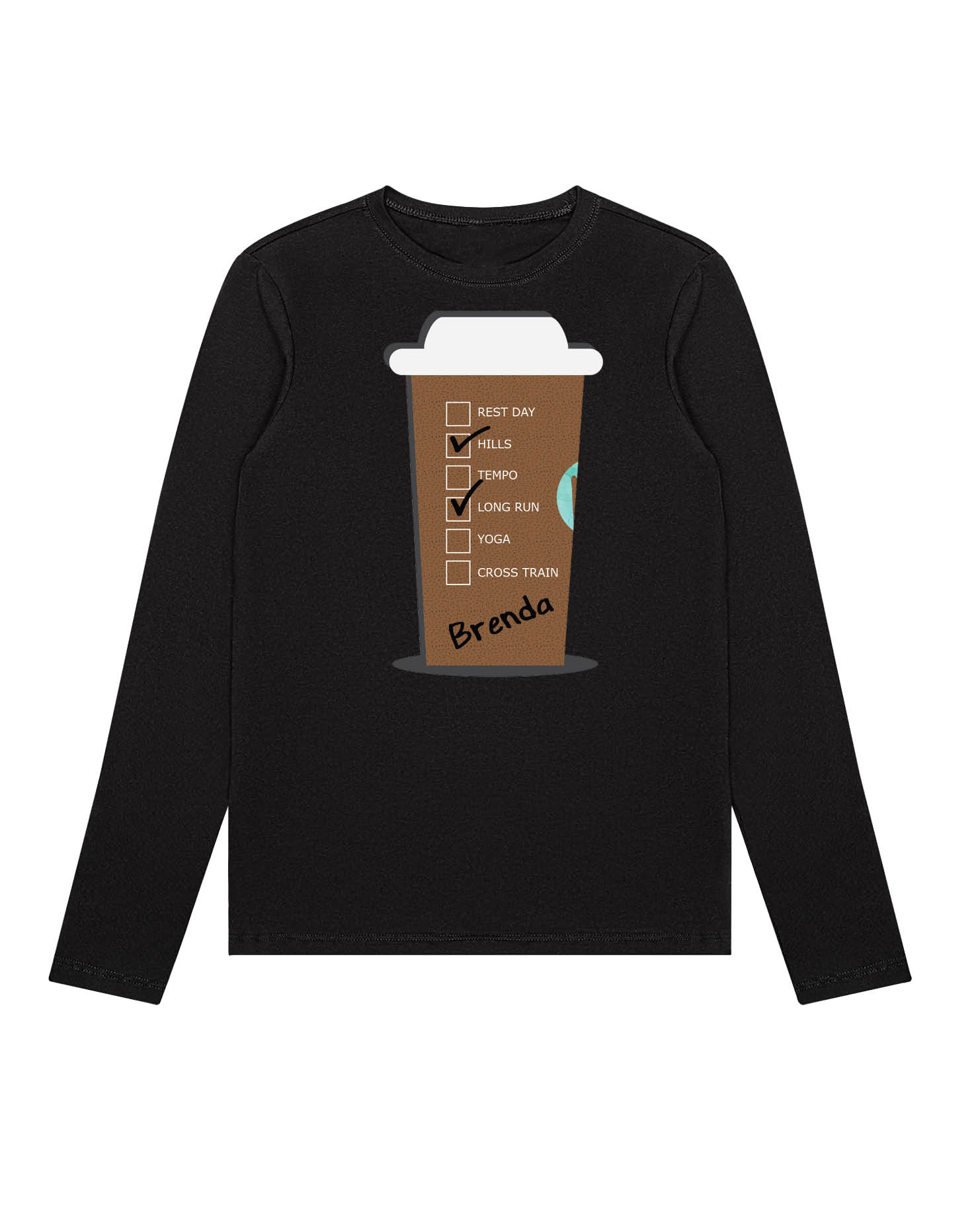 Personalized Giant Hot Coffee Cup (Distances)