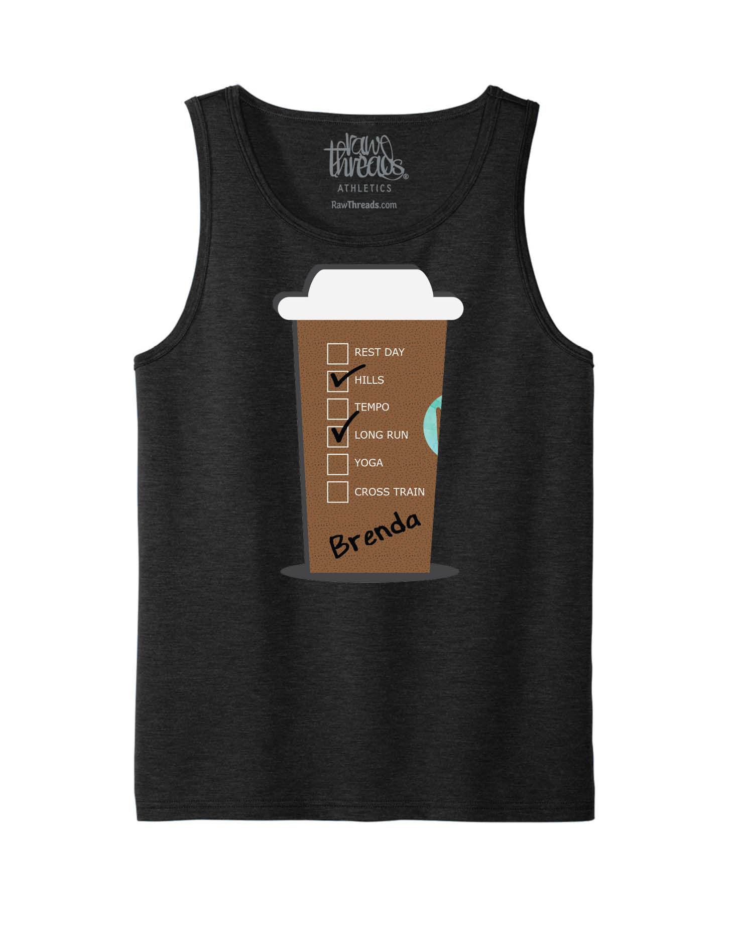 Personalized Giant Hot Coffee Cup (Distances)
