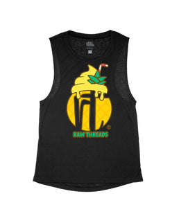 Black Flowy Tank / XS