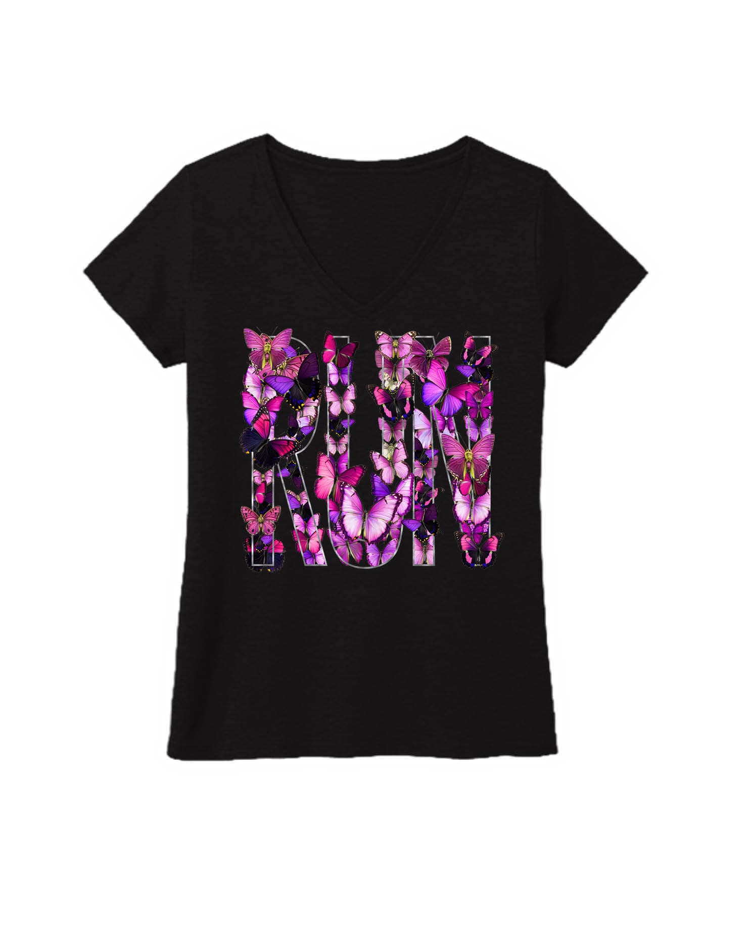 Pink and Purple Butterflies Big Run