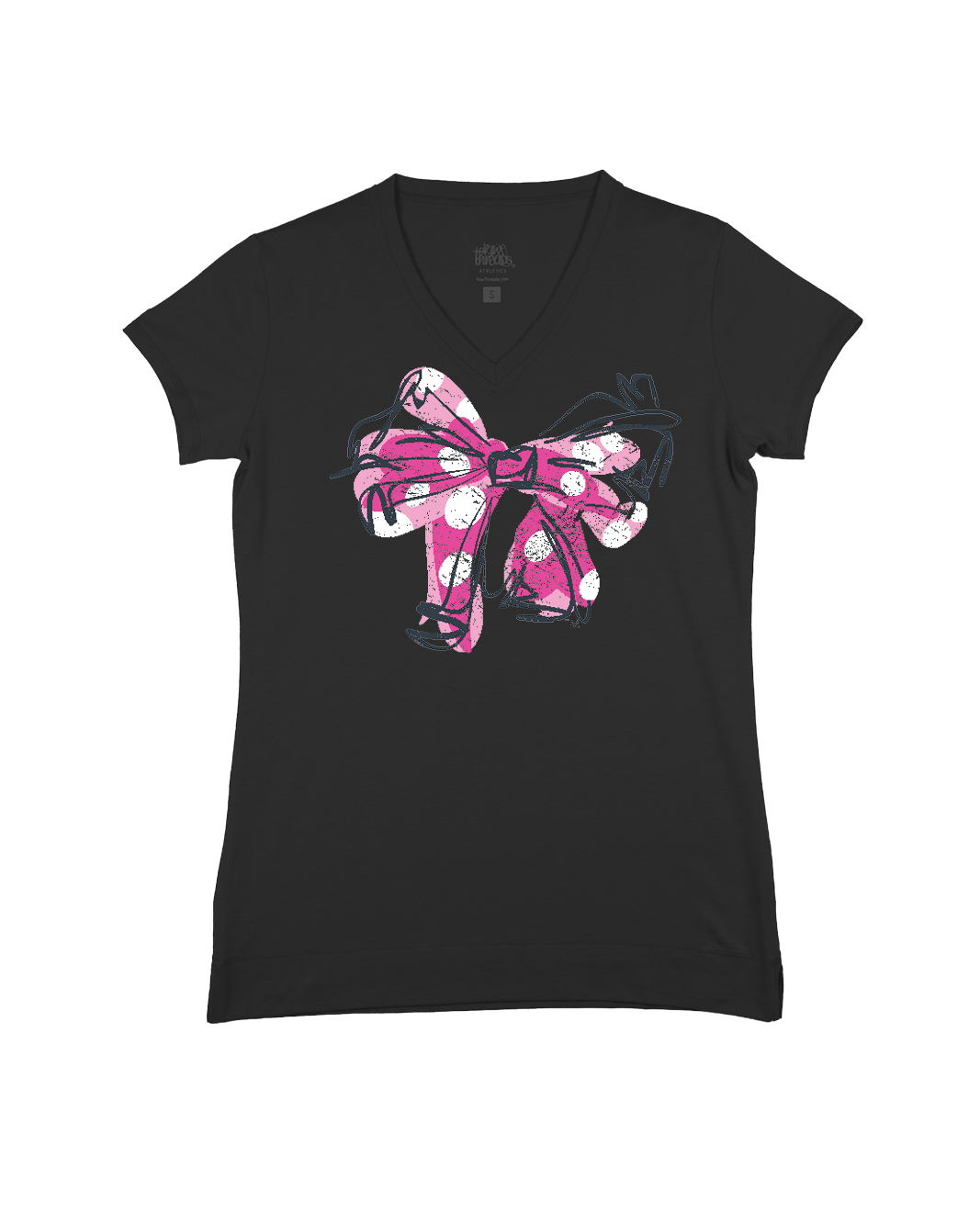 Pink Polka Dot Bow
