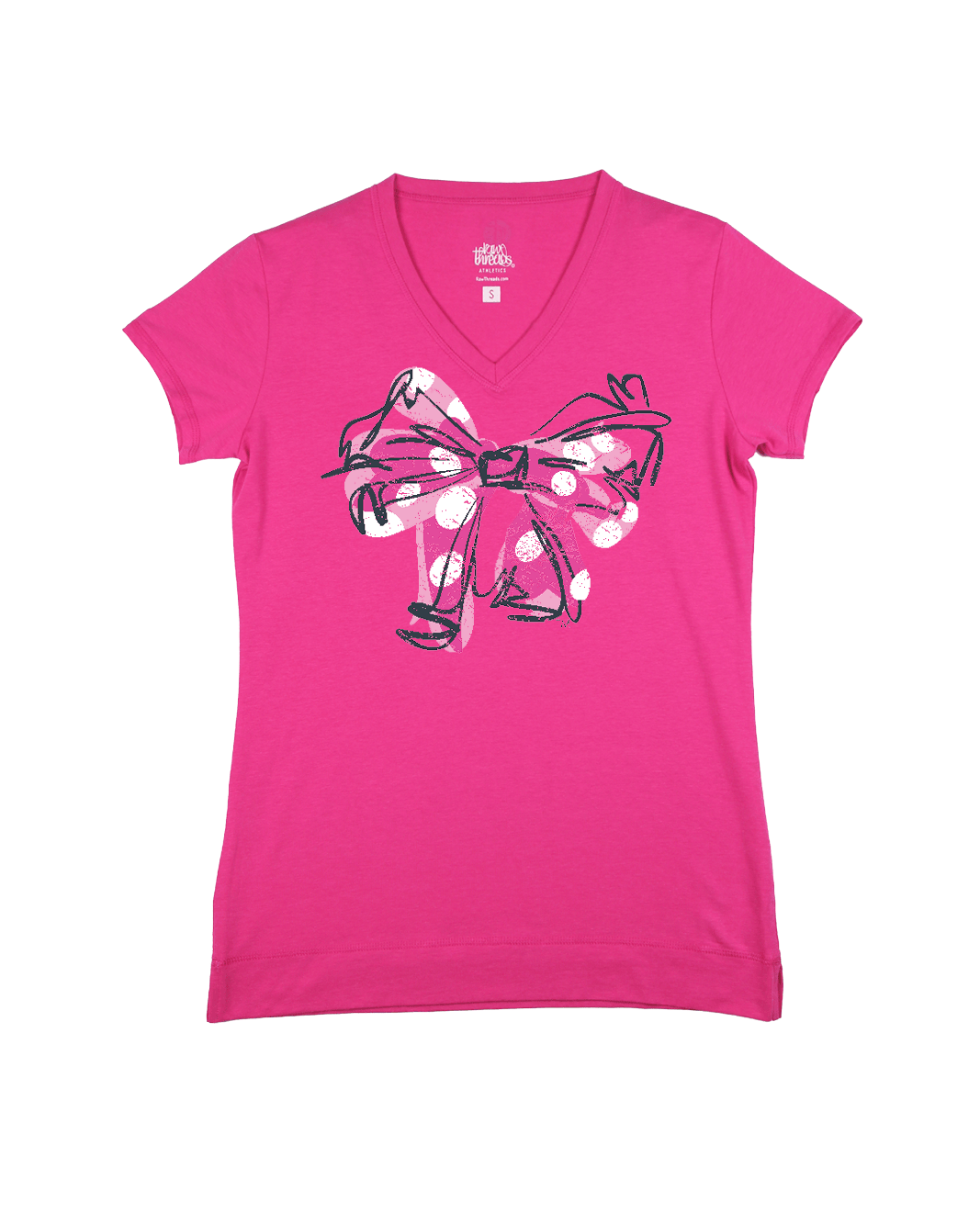 Pink Polka Dot Bow