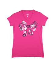 Pink Polka Dot Bow