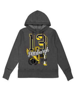 Black Heather Hoodie / S