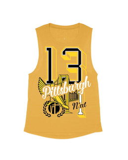 Golden Flowy Tank / XS