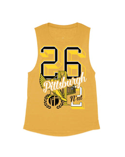 Golden Flowy Tank / XS