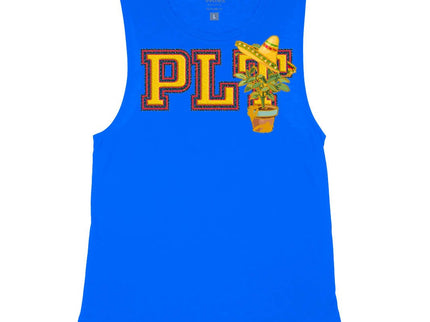 PLT (plant with sombrero) Sorority Letters