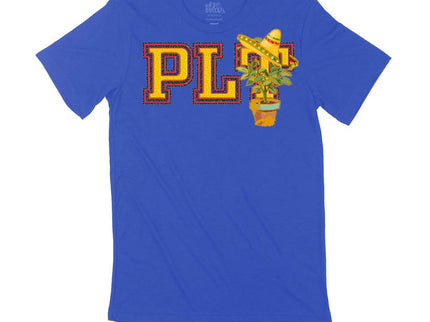 PLT (plant with sombrero) Sorority Letters