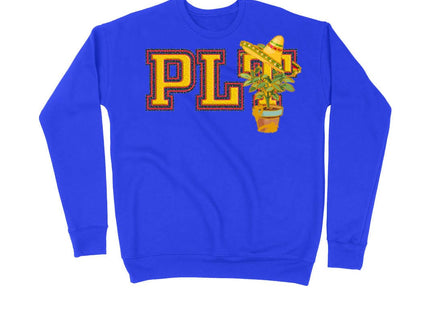 PLT (plant with sombrero) Sorority Letters