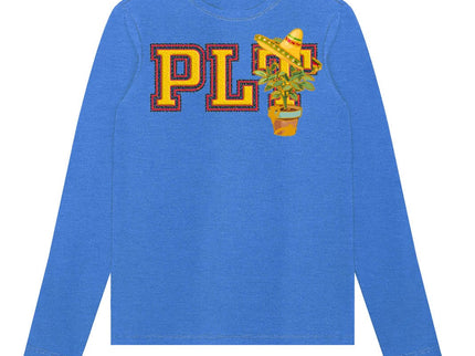PLT (plant with sombrero) Sorority Letters
