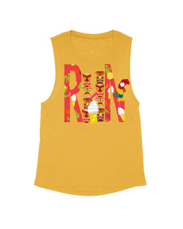 Golden Flowy Tank / XS