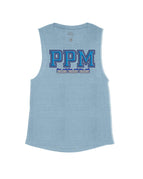 Stone Blue Flowy Tank