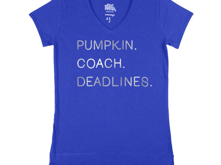 Pumpkin. Coach. Deadlines.