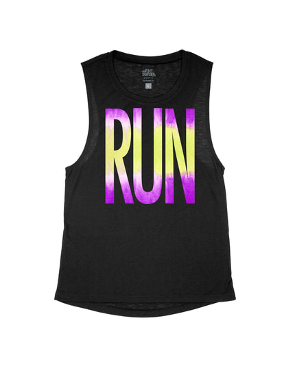 Purple and Green Tie-Dye BIG RUN