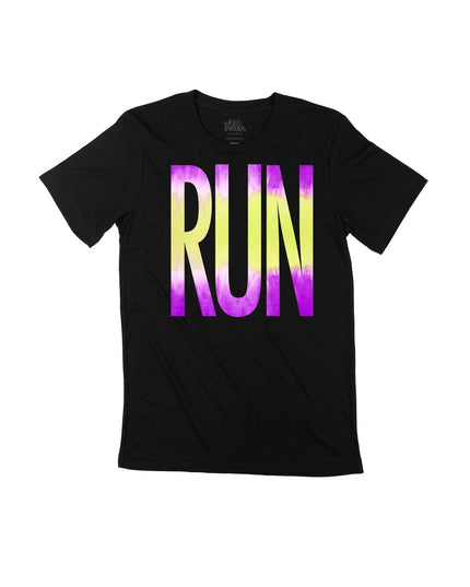 Purple and Green Tie-Dye BIG RUN