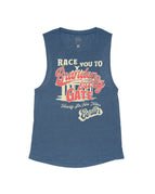 Antique Midnight Flowy Tank