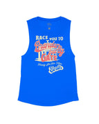 Royal Blue Flowy Tank