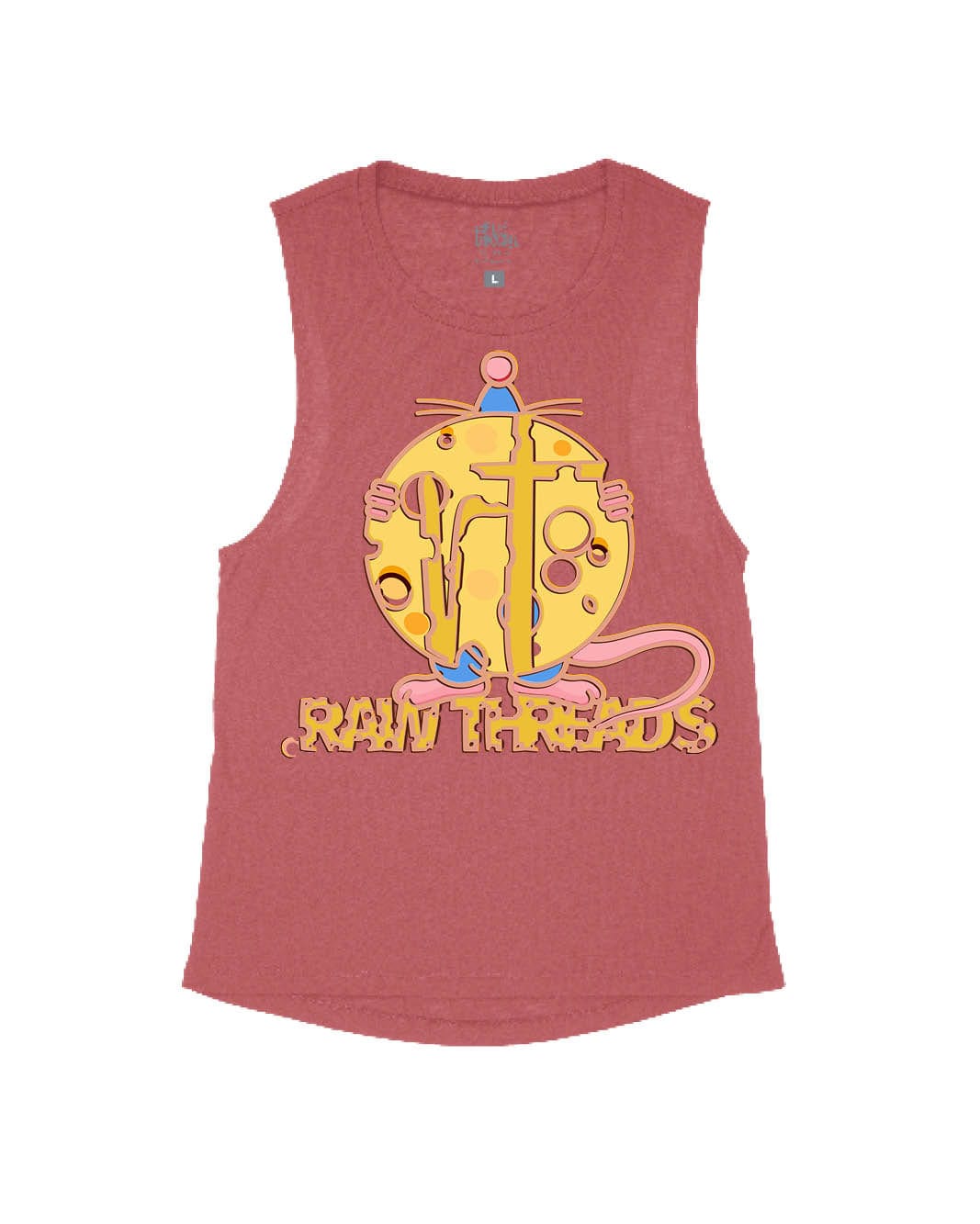 Raw Threads Cheese Wheel Logo