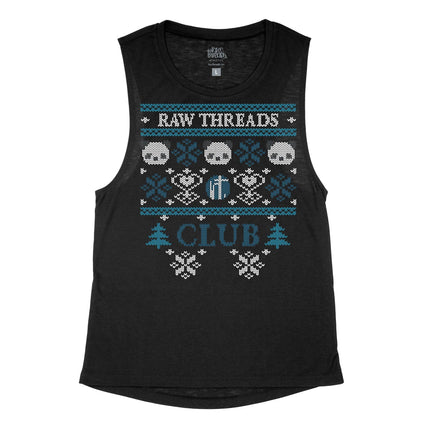 Raw Threads Club Holiday Pandas Sweater