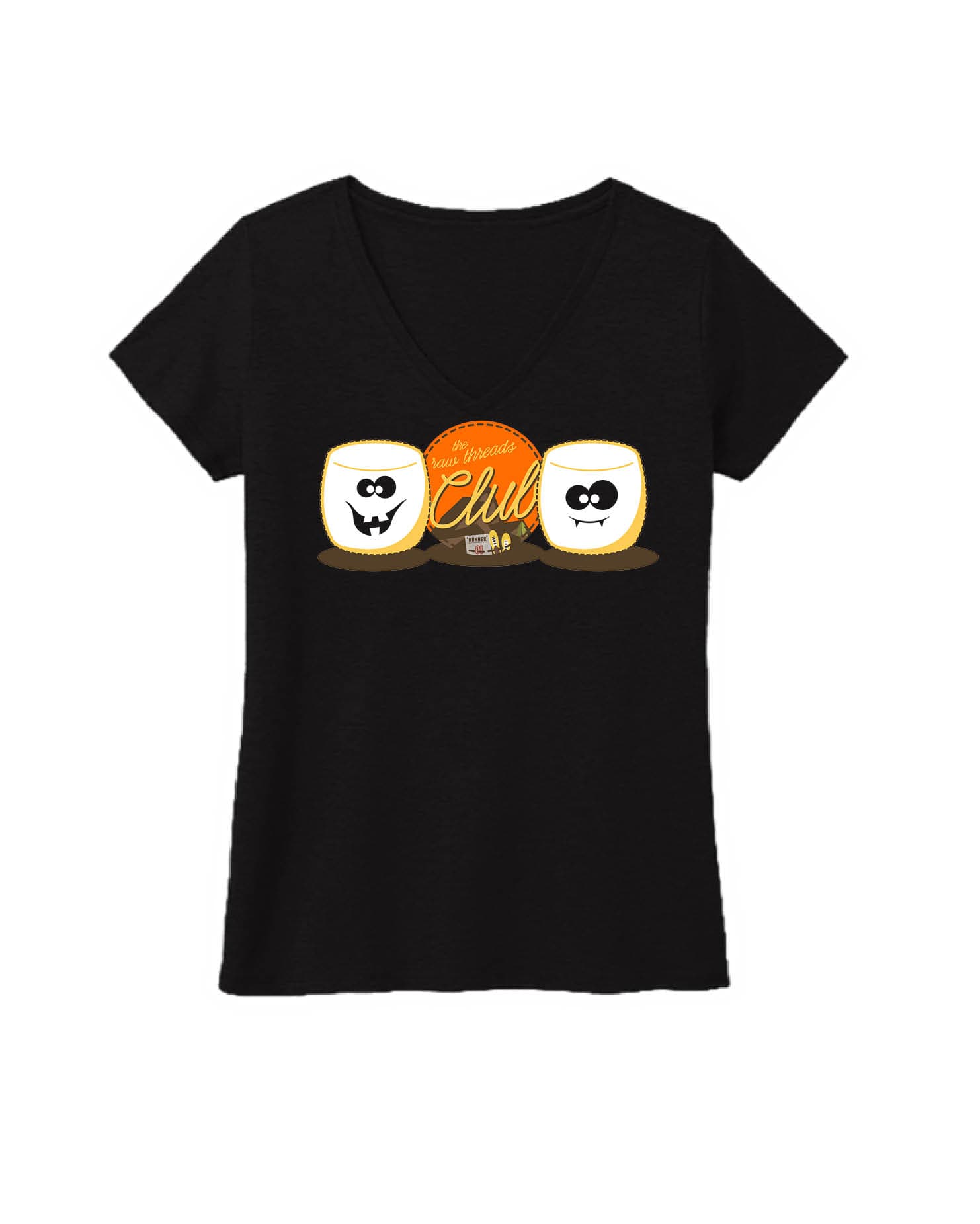 Raw Threads Club Logo Halloween Marshmallows