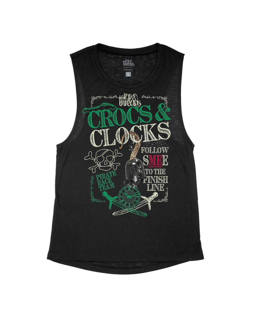 Raw Threads Crocs and Clocks