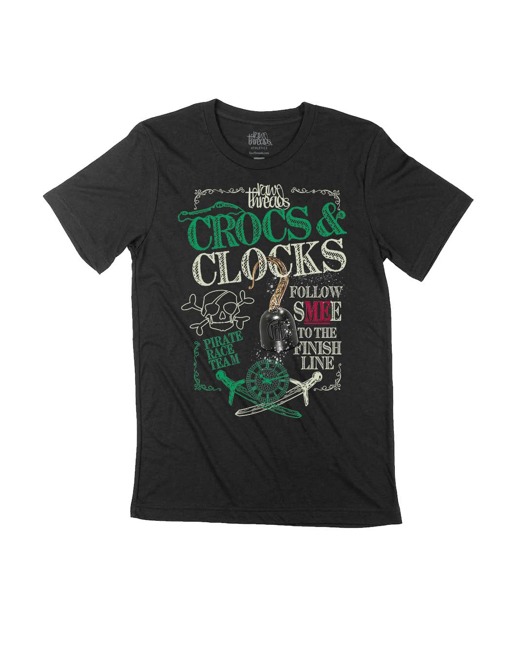 Raw Threads Crocs and Clocks