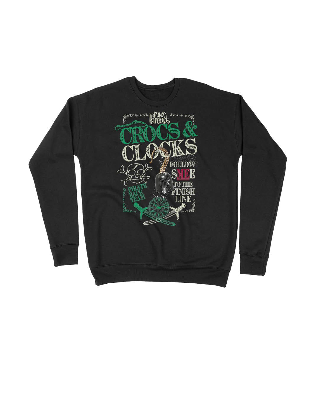 Raw Threads Crocs and Clocks