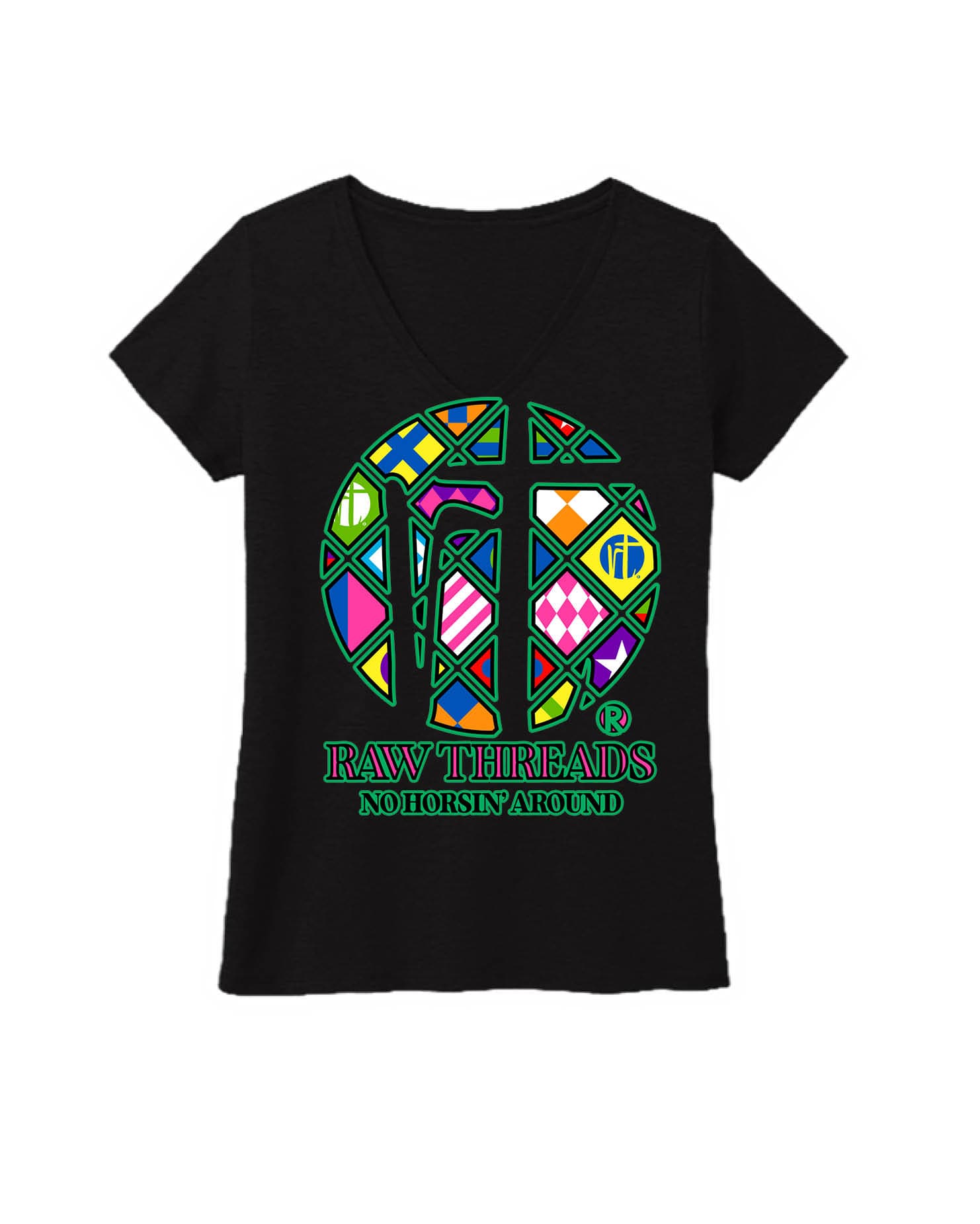 Raw Threads Derby Silks Logo