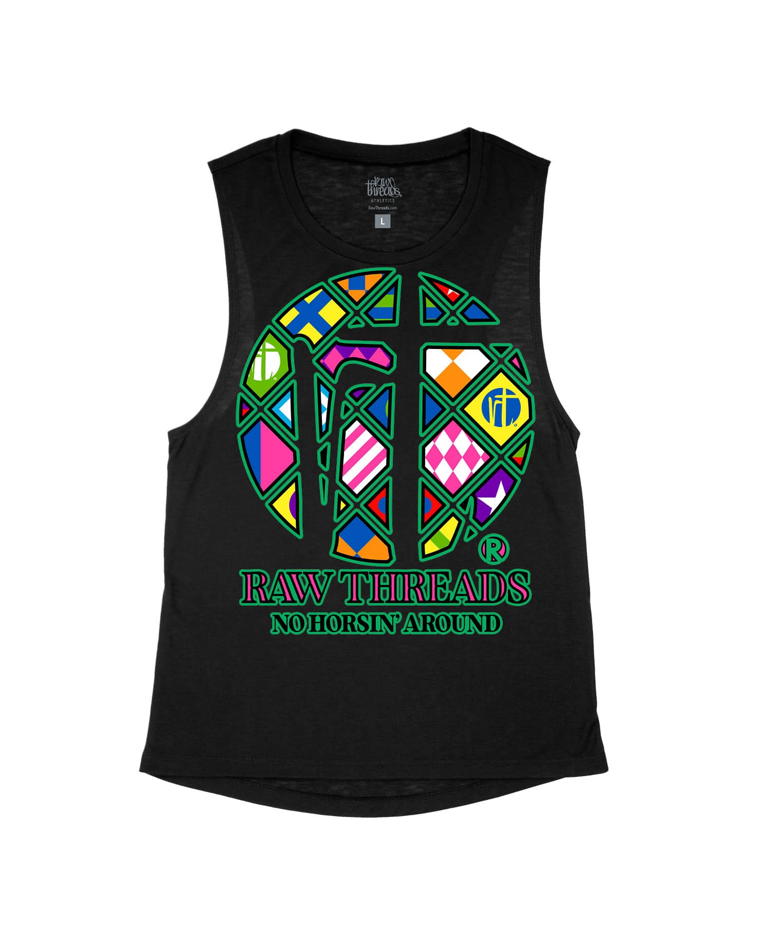 Raw Threads Derby Silks Logo