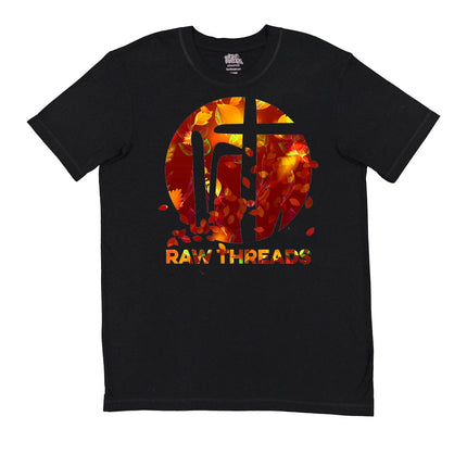 Raw Threads Fall Leaves Logo