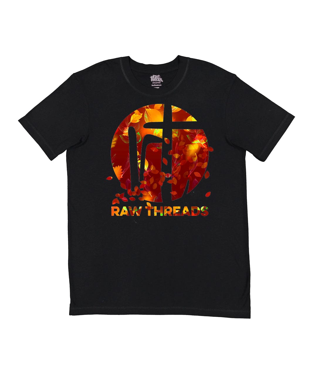 Raw Threads Fall Leaves Logo