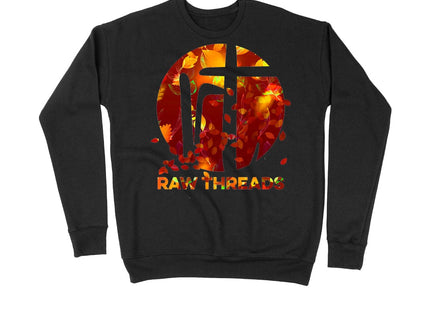 Raw Threads Fall Leaves Logo