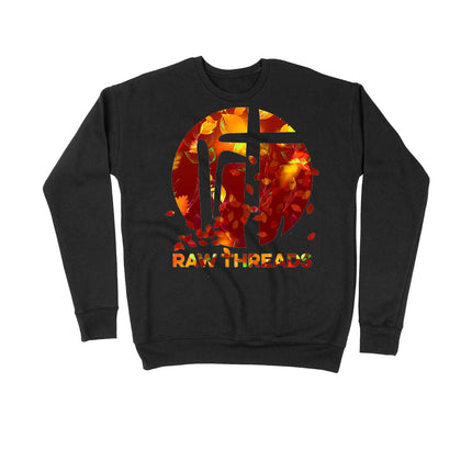 Raw Threads Fall Leaves Logo