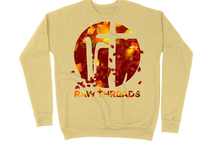Raw Threads Fall Leaves Logo