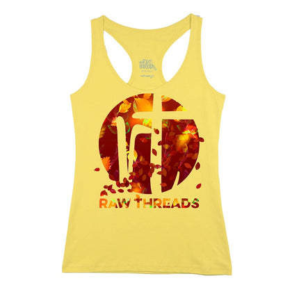 Raw Threads Fall Leaves Logo