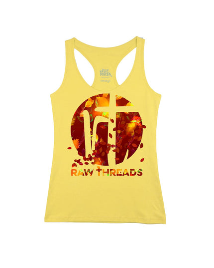 Raw Threads Fall Leaves Logo