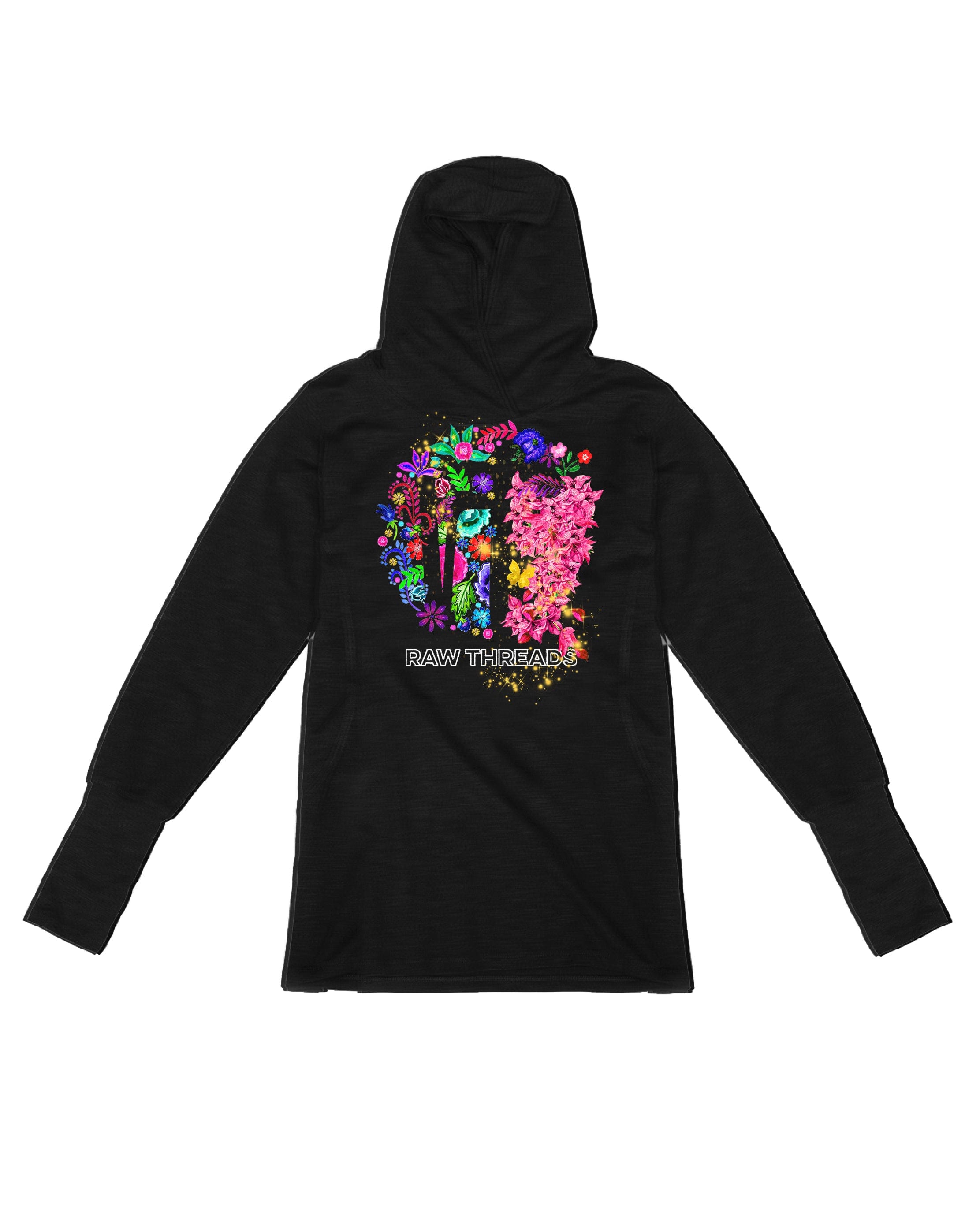 Raw Threads Family Flowers Logo