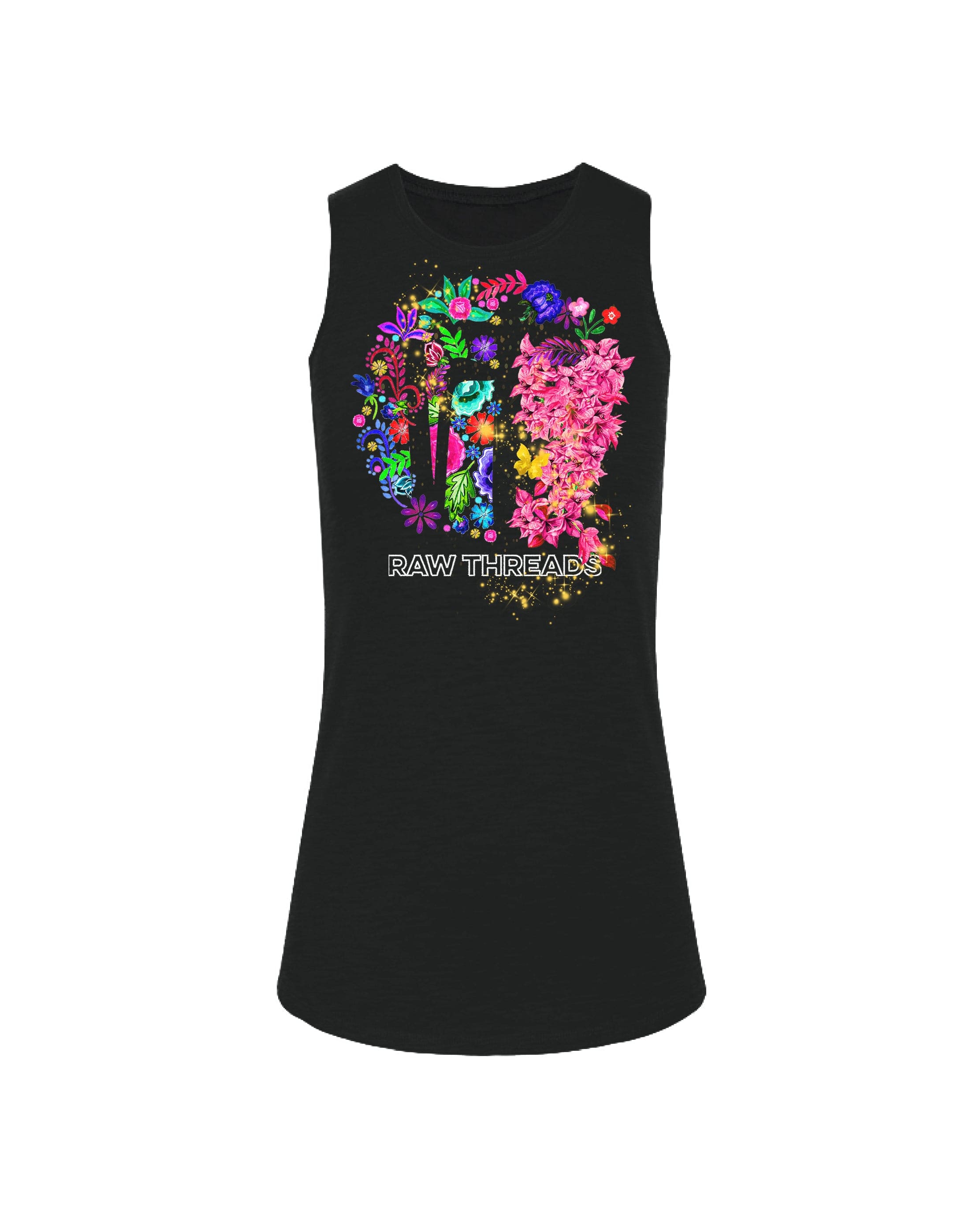 Raw Threads Family Flowers Logo