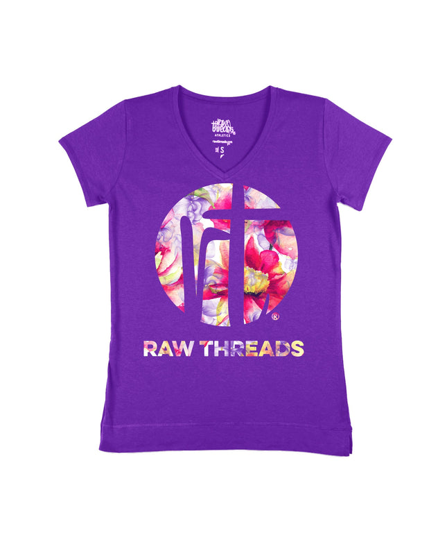 Raw Threads Floral Logo