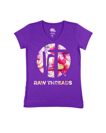 Raw Threads Floral Logo